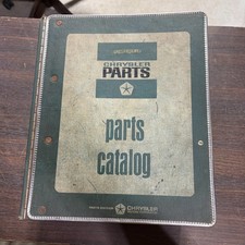 1967 & 1968 Chrysler Plymouth Dodge Passenger Cars Parts Catalog Binder Manual picture