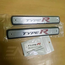 Honda Civic FD1 FD2 FD2R Type R Console & Door Sill Emblem Set 3PCS picture