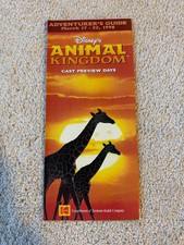 Disney’s Animal Kingdom Cast Preview Days Adventurer’s Guide 1998 picture