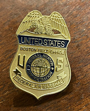U.S. Federal Air Marshal Boston Field Office Badge Lapel Pin picture