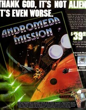 American Software Distributors RR1 Andromeda Mission Urbana IL 1988 Amiga Ad TB9 picture