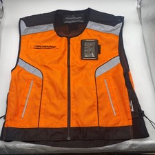 Fieldsheer High Visibility Phoslite Motorcycle Safety Vest XL-3XL Orange Reflect picture