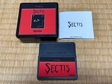 Super rare fan-made Vectrex software SECTIS 2010 vectrex picture