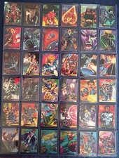 1995 Lot of 36 Marvel Annual Flair Spider-Man Cards Thanos Iron Man picture