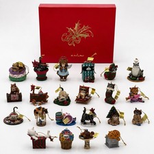 The Danbury Mint Comical Cats Christmas Ornaments Gary Patterson 24 Pc Box PICS picture