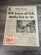 Rare Fort Worth Press May 30 1975 Vol 54 No 176A RFK Knew of CIA Mafia Link News picture