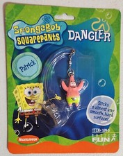 VINTAGE SPONGEBOB SQUAREPANTS PATRICK DANGLER 2001 BASIC FUN SEALED ON CARD picture