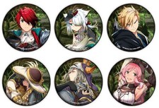Ys IX Nine Can Badge Set of 6 picture