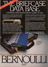 IOMEGA Bernoulli Box Vintage Magazine Ad Data Storage IBM AT Compatible 1980s picture