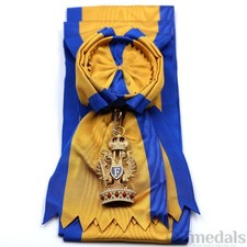 Austrian Order of the Iron Crown 1st Class Ceremonial Sash & Badge Repro picture