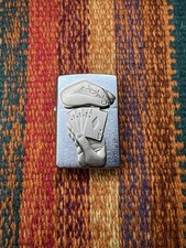 GENUINE Zippo SURPRISE Lighter BARRETT SMYTHE FULL HOUSE Brushed Chrome 2005 NEW picture