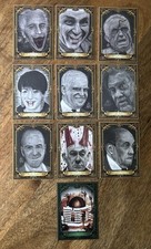 Jeffrey Epstein Files Trading Cards Series 1-3 Collection 10ct Charcoal Monsters picture