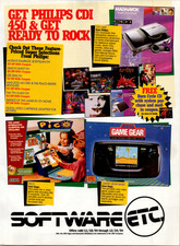 Philips CD-i Sega Game Gear Pico 1994 Vintage Original Print Ad Magazine picture