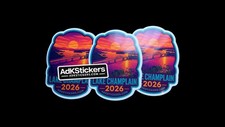 Lake Champlain Bridge Sticker Pack | Crown Point NY–VT Landmark | Adirondacks  picture