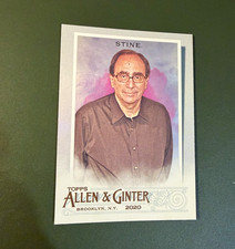 RL Stine 2020 Topps Allen & Ginter Silver Portrait 297 Author Goosebumps picture