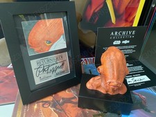 Star Wars Admiral Ackbar Maquette Bust Statue Phil Tippett Signature Sketch #17 picture