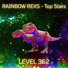 Rainbow Rex - Top Stats - Ark Survival Ascended PVE picture
