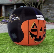 NFL Team Baltimore Ravens 4 Foot Inflatable Jack O'helmet By Sporticulture NIB picture