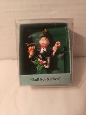 1994 Enesco Monopoly Man on Dice 