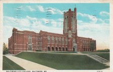 Baltimore MD    Baltimore City College    1931    White Border Era picture