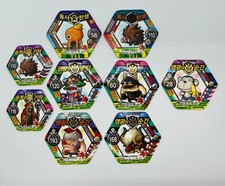 POGS Lot Of Ddakji/Ttakj MAPLESTORY MAPLE STORY 3.5cm & 4.5cm Grey Color Back picture