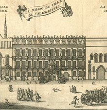 1720 Valenciennes France Town Hall St Peter Chapel Wheat Market by J Harrewijn picture