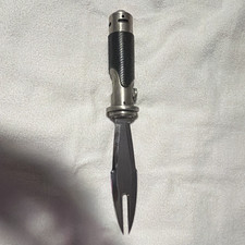 Marvel 2004 Double Edge Fixed Blade Dagger, Stainless Steel, Full Tang picture