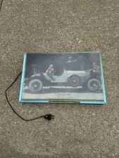 Vtg Anheuser Busch Beer Advertising Bar Light-Up Sign 1927 Kissel Gold Bug picture