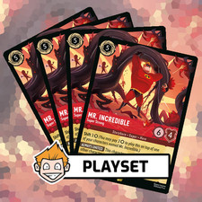 4x Mr. Incredible - Super Strong (#127) Playset - Disney Lorcana, Wilds Unknown picture