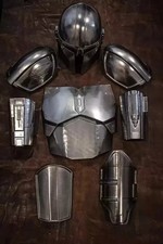 New-Mandalorian-Beskar-Armor Mando Fighting Armor Suit LARP Mandalorian Costume picture