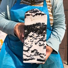 8.73LB Natural Beautiful Zebra Calcite Crystal Mineral Specimen Reiki Healing picture