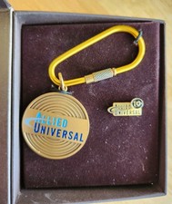 Allied Universal 10 Years Service Award Set Keychain, Carabiner, Pin CEO Signed picture