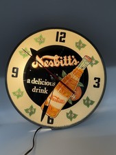 1956 Nesbitt’s Soda Pop Round Pam Lighted Cock Sign WORKING 1950s Advertising picture