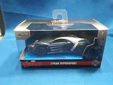 2020 Marvel Avengers Black Panther Lykan Hypersport Diecast 1:32 Scale New Box picture