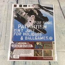 2002 Conflict Desert Storm Video Game Vtg Print Ad/Poster Pinup Art Magazine Pg picture