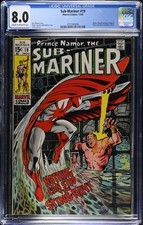 Sub-Mariner #19 (1969) - First App of Stingray - CGC 8.5 - MINT CASE picture