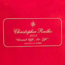 Christopher Radko 2003 Grand Gift Air Lift Limited Edition Christmas Ornament picture