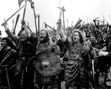 Braveheart 1995 Mel Gibson with his army 8x10 inch photo picture
