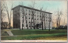 Vintage AURORA, Illinois Postcard 