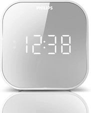 PHILIPS Alarm Clock Radio. Modern Digital.  with USB Charging Port. High-quality picture