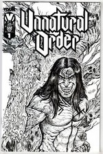 UNNATURAL ORDER #1- 1:100 MARIA WOLF BW PREMIUM VARIANT- VAULT picture