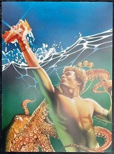 SwordQuest Waterworld - Warren Chang Atari Poster picture