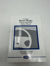 1998 Ford 7.3L Power Stroke Diesel Owner Guide Supplement picture