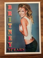 Vintage Turkish Britney Spears Original Postcard Rare Pop Icon Collectible picture