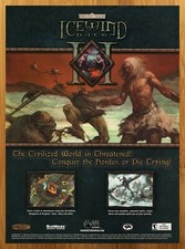 2002 Forgotten Realms Icewind Dale II PC Print Ad/Poster AD&D Video Game Art 00s picture