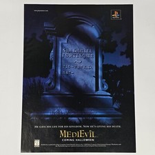 MediEvil Sony PlayStation PS1 Tombstone Print Ad/Poster Official Promo Art picture