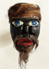 VTG MEXICAN OAXACA COSTA CHICA CARVED WOOD NEGRITO FOLK ART DANCE MASK OAXACAN picture