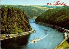 Vintage The Rock Valley of the Loreley Rock Valley of the Loreley Postcard picture
