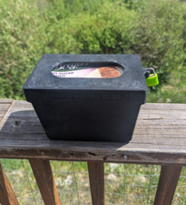 THE LICK LOCKER XL Ice Cream Pint Safe – Anti-Theft Locking Lid w/ Padlock  Keys picture