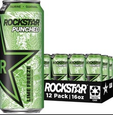 Rockstar Energy Drink, Punched Lime Freeze, 16 Fl Oz (Pack of 12) picture